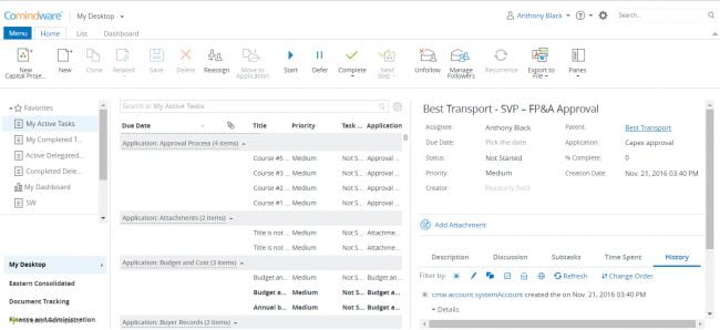 Workflow tasks management Workflow tasks management