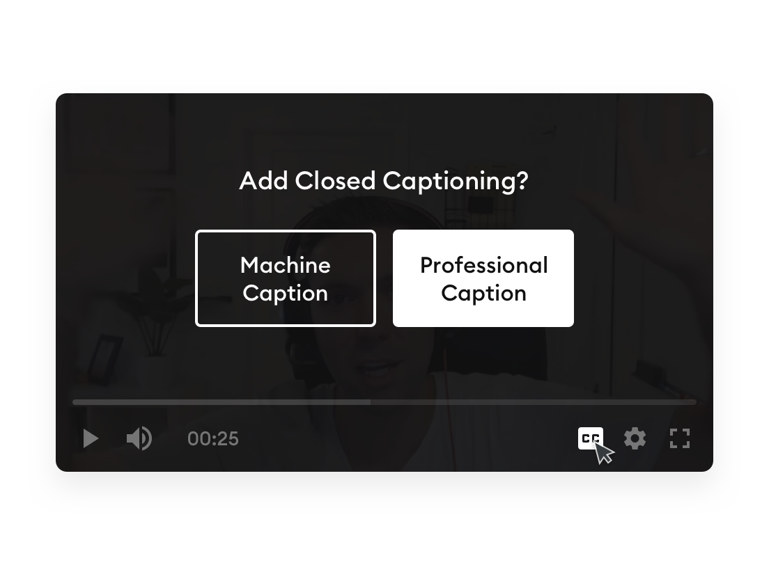 Integrated ADA Compliant Closed Captioning 