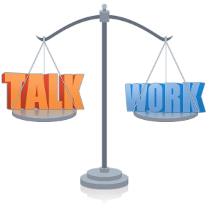Collaboration Balance: Work and Talk Collaboration Balance: Work and Talk